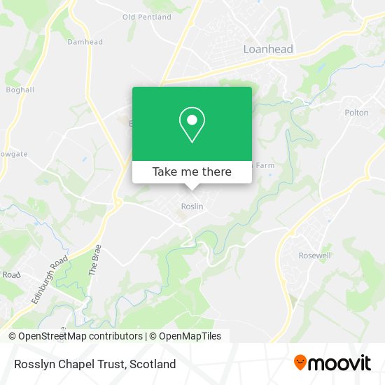Rosslyn Chapel Trust map