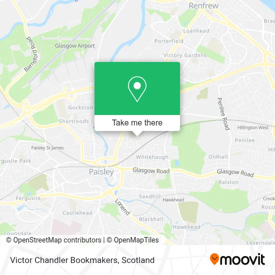 Victor Chandler Bookmakers map