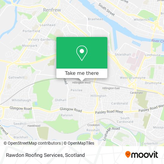 Rawdon Roofing Services map