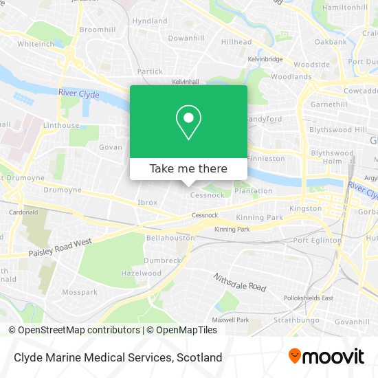 Clyde Marine Medical Services map