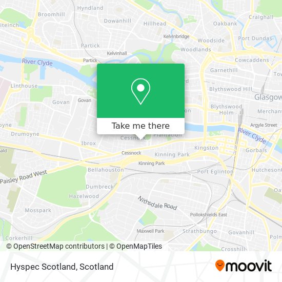 Hyspec Scotland map