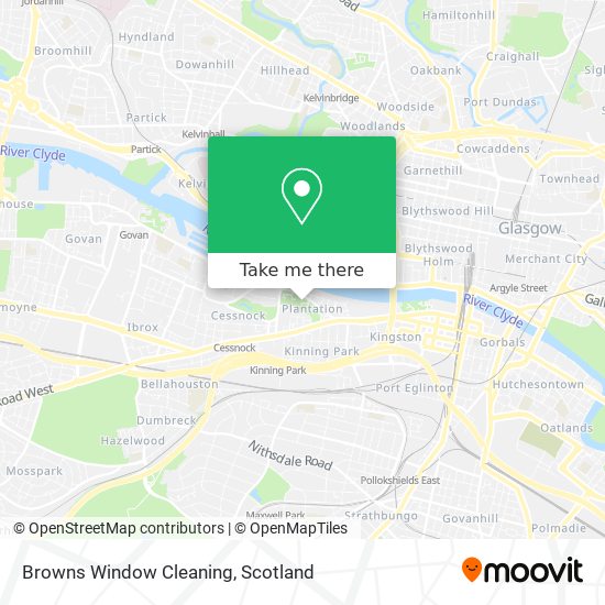 Browns Window Cleaning map