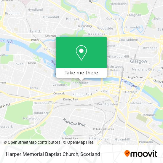 Harper Memorial Baptist Church map