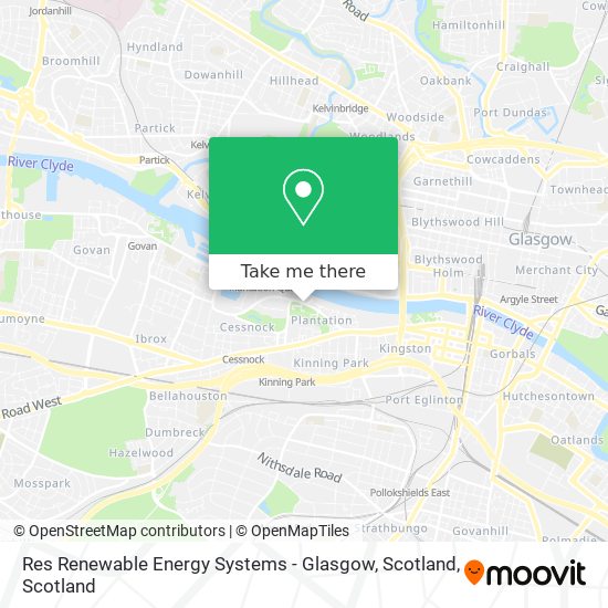 Res Renewable Energy Systems - Glasgow, Scotland map