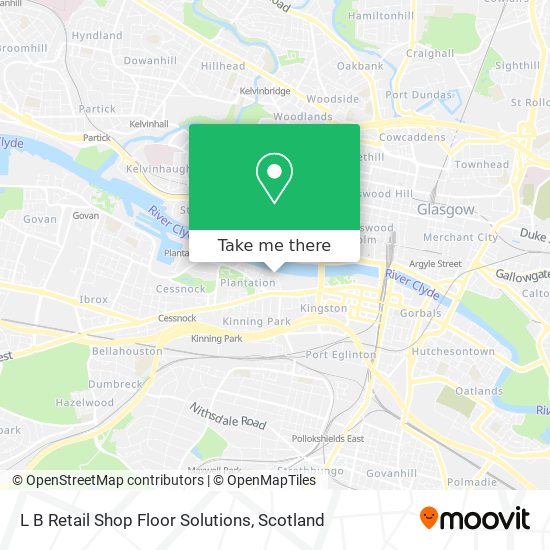 L B Retail Shop Floor Solutions map