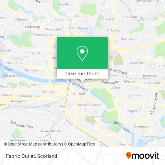 Fabric Outlet map
