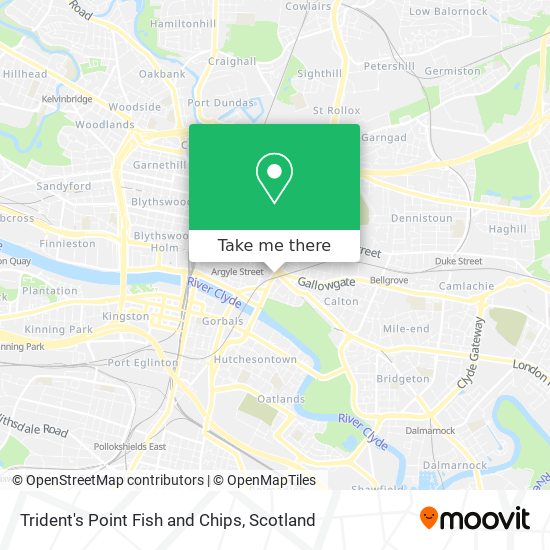 Trident's Point Fish and Chips map
