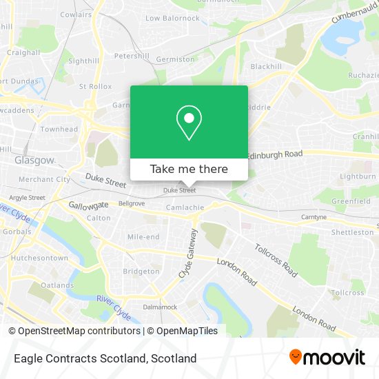 Eagle Contracts Scotland map
