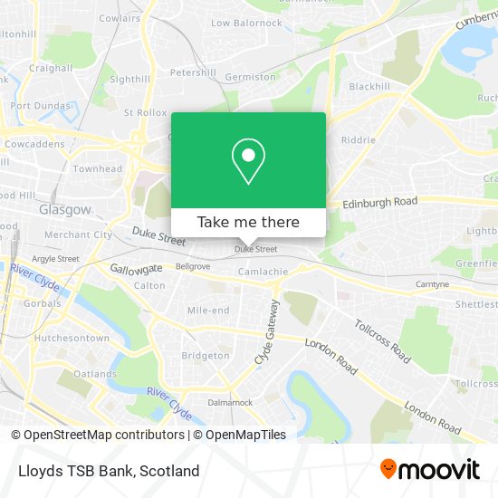 Lloyds TSB Bank map