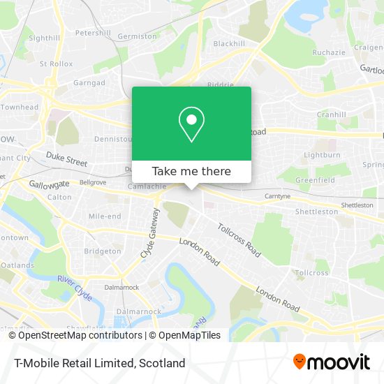 T-Mobile Retail Limited map