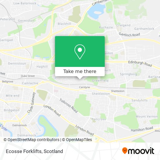 Ecosse Forklifts map