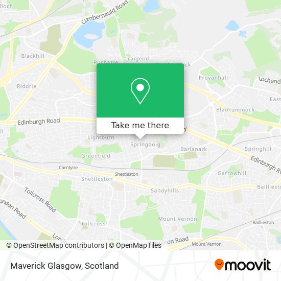 Maverick Glasgow map