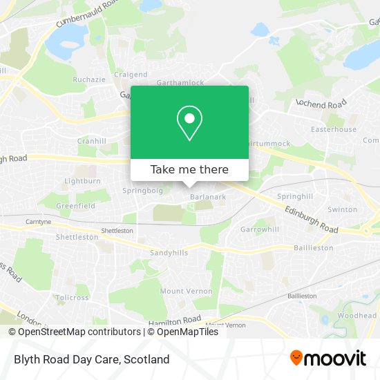 Blyth Road Day Care map