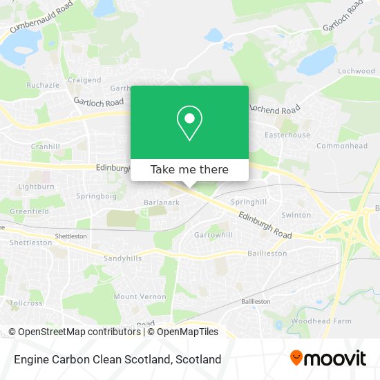 Engine Carbon Clean Scotland map