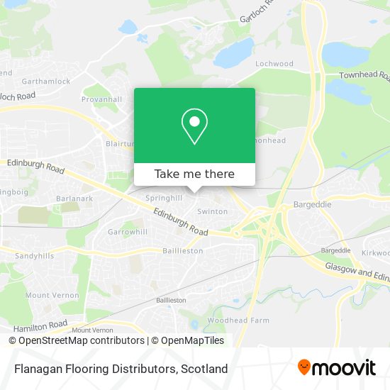 Flanagan Flooring Distributors map