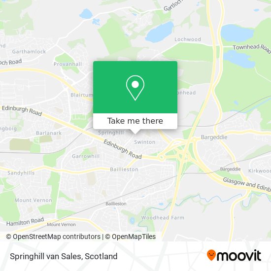 Springhill van Sales map