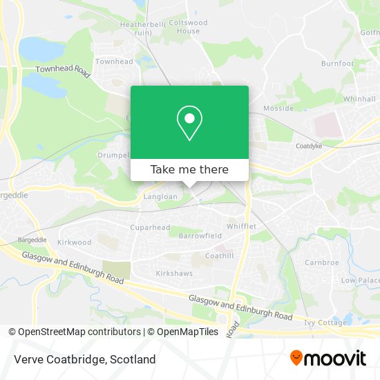 Verve Coatbridge map