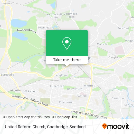 United Reform Church, Coatbridge map