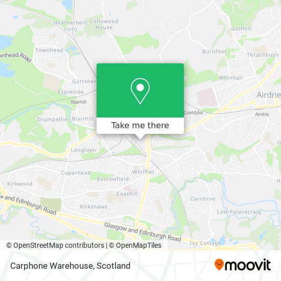 Carphone Warehouse map