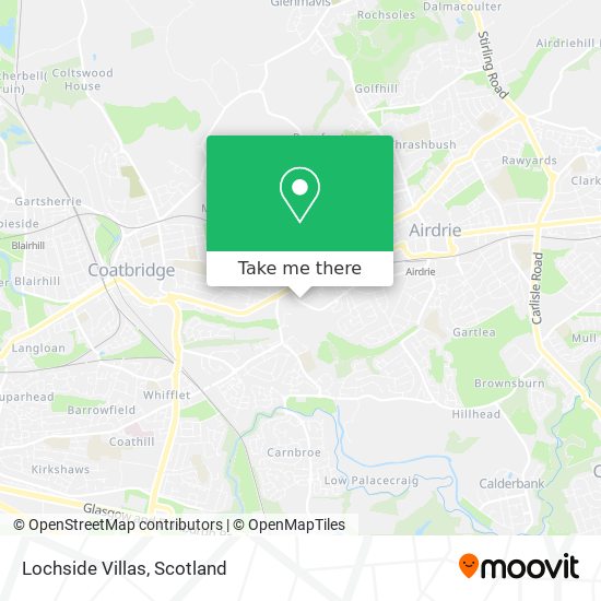 Lochside Villas map