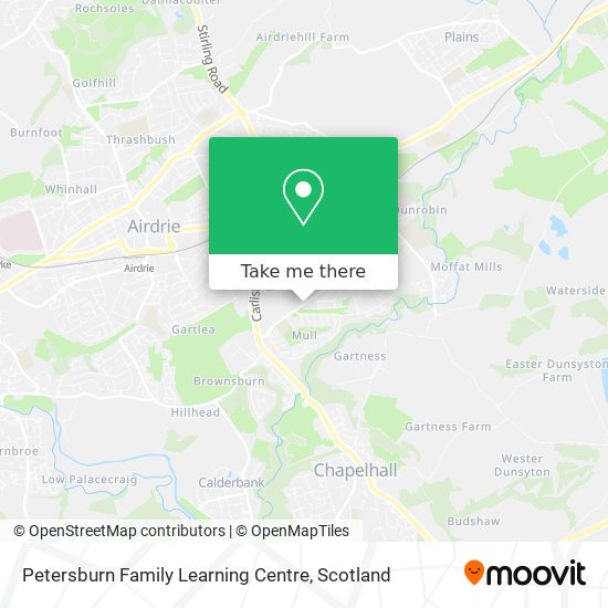 Petersburn Family Learning Centre map