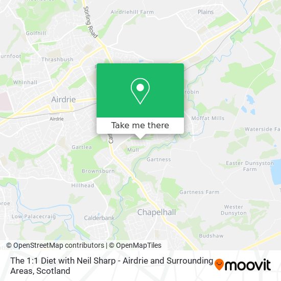 The 1:1 Diet with Neil Sharp - Airdrie and Surrounding Areas map