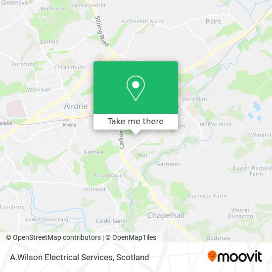 A.Wilson Electrical Services map