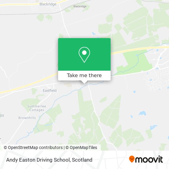 Andy Easton Driving School map