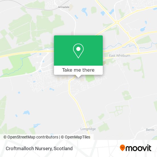 Croftmalloch Nursery map