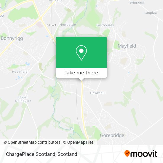 ChargePlace Scotland map