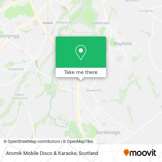 Atomik Mobile Disco & Karaoke map