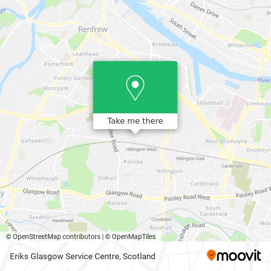 Eriks Glasgow Service Centre map