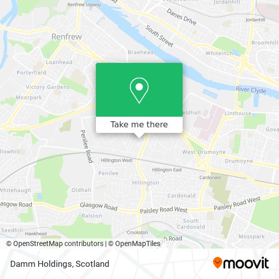 Damm Holdings map