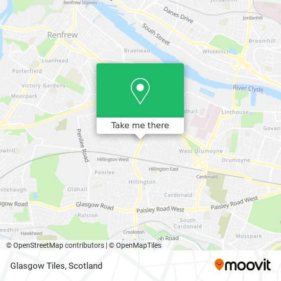Glasgow Tiles map