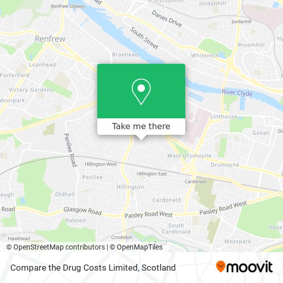 Compare the Drug Costs Limited map