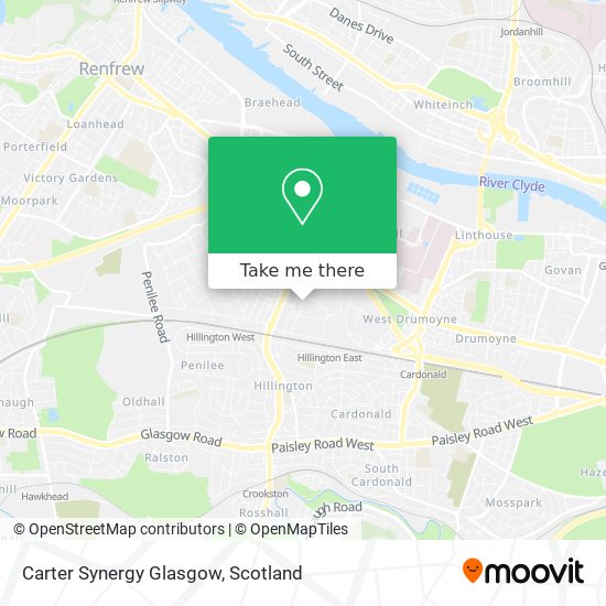 Carter Synergy Glasgow map