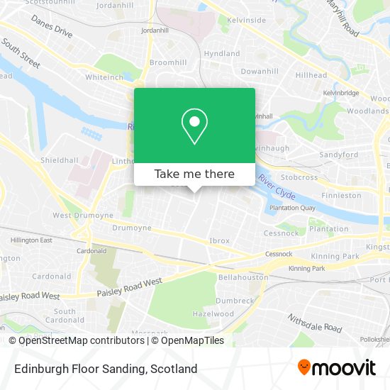 Edinburgh Floor Sanding map