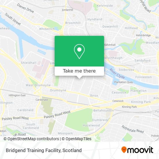 Bridgend Training Facility map