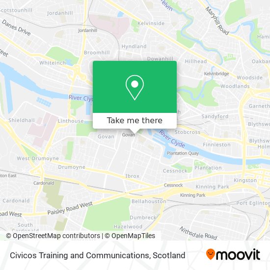 Civicos Training and Communications map