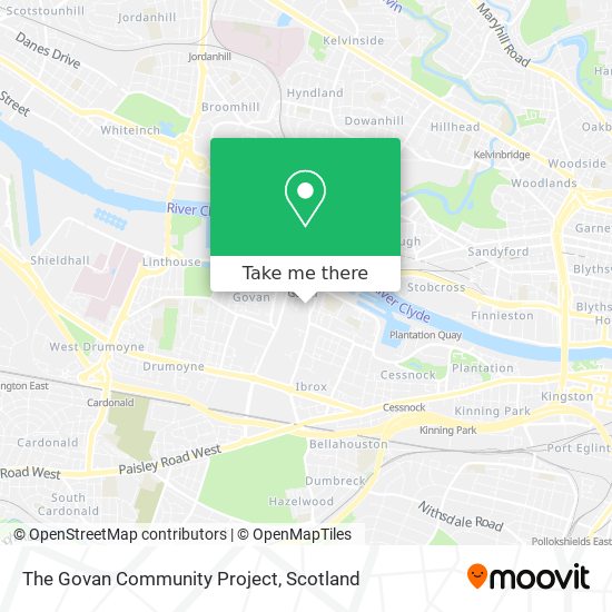 The Govan Community Project map