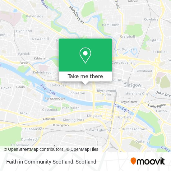 Faith in Community Scotland map