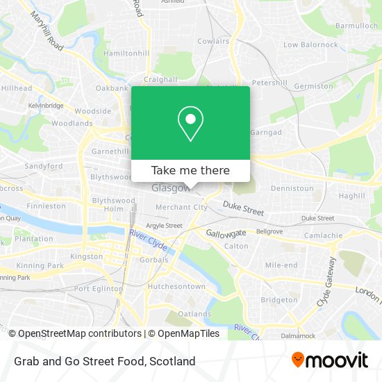 Grab and Go Street Food map