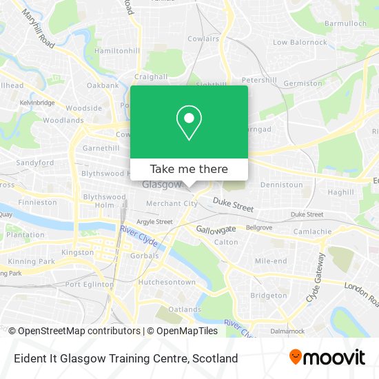 Eident It Glasgow Training Centre map