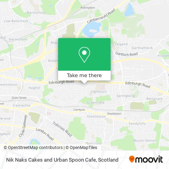 Nik Naks Cakes and Urban Spoon Cafe map
