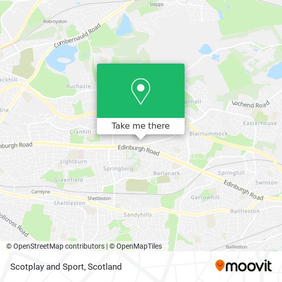 Scotplay and Sport map