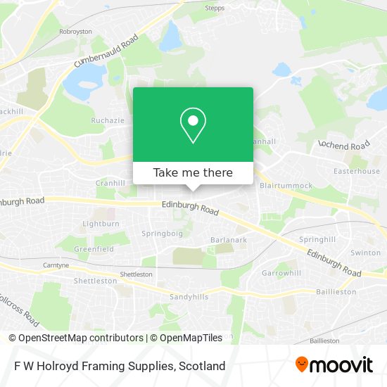 F W Holroyd Framing Supplies map