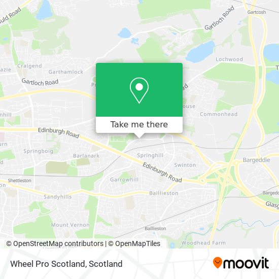 Wheel Pro Scotland map