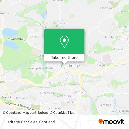 Heritage Car Sales map