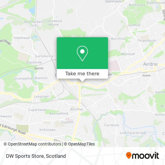 DW Sports Store map