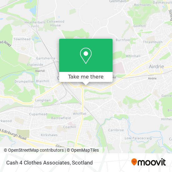 Cash 4 Clothes Associates map